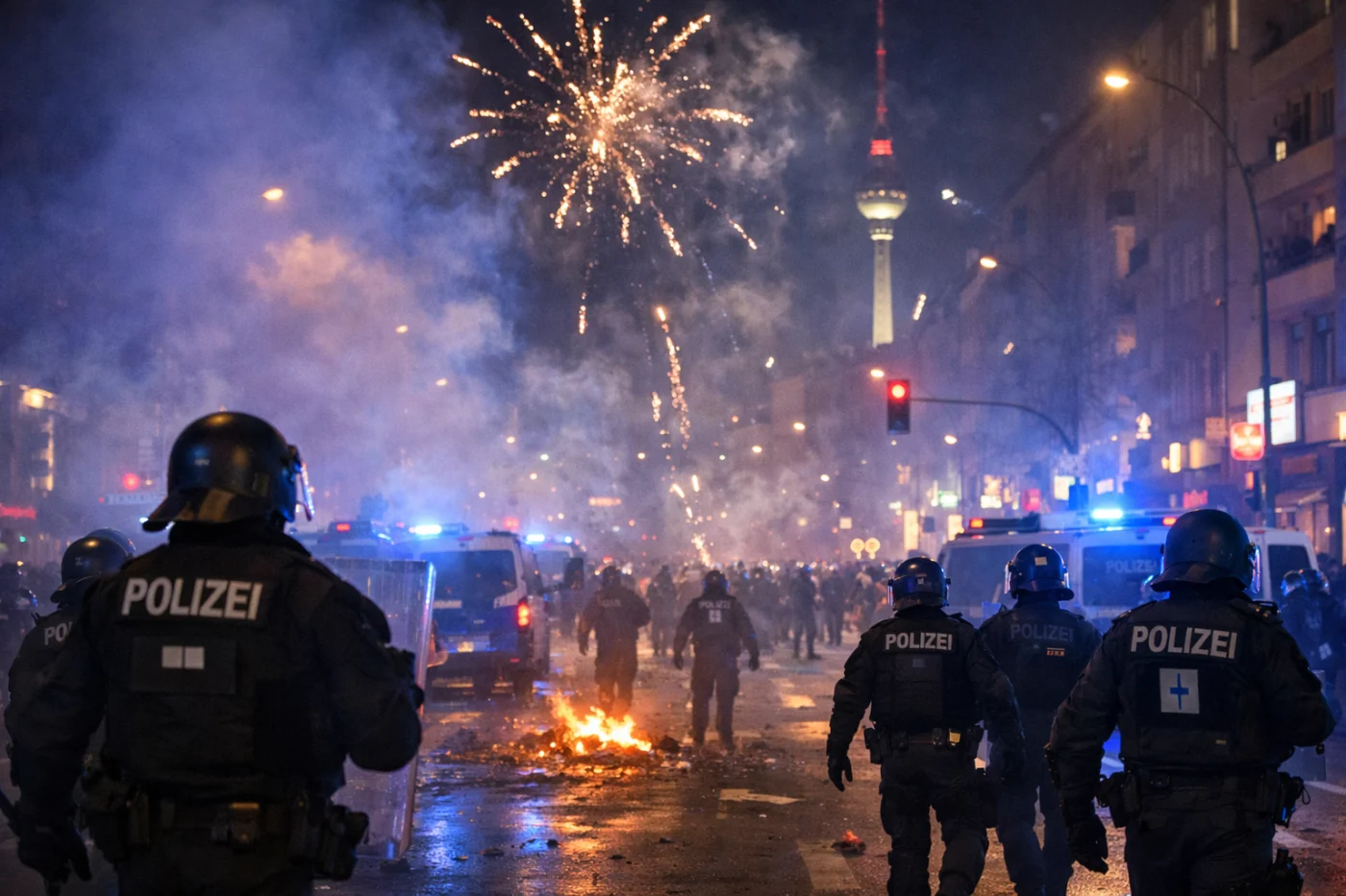 Polizeigewerkschaft fordert mal wieder Feuerwerksverbot statt Remigration