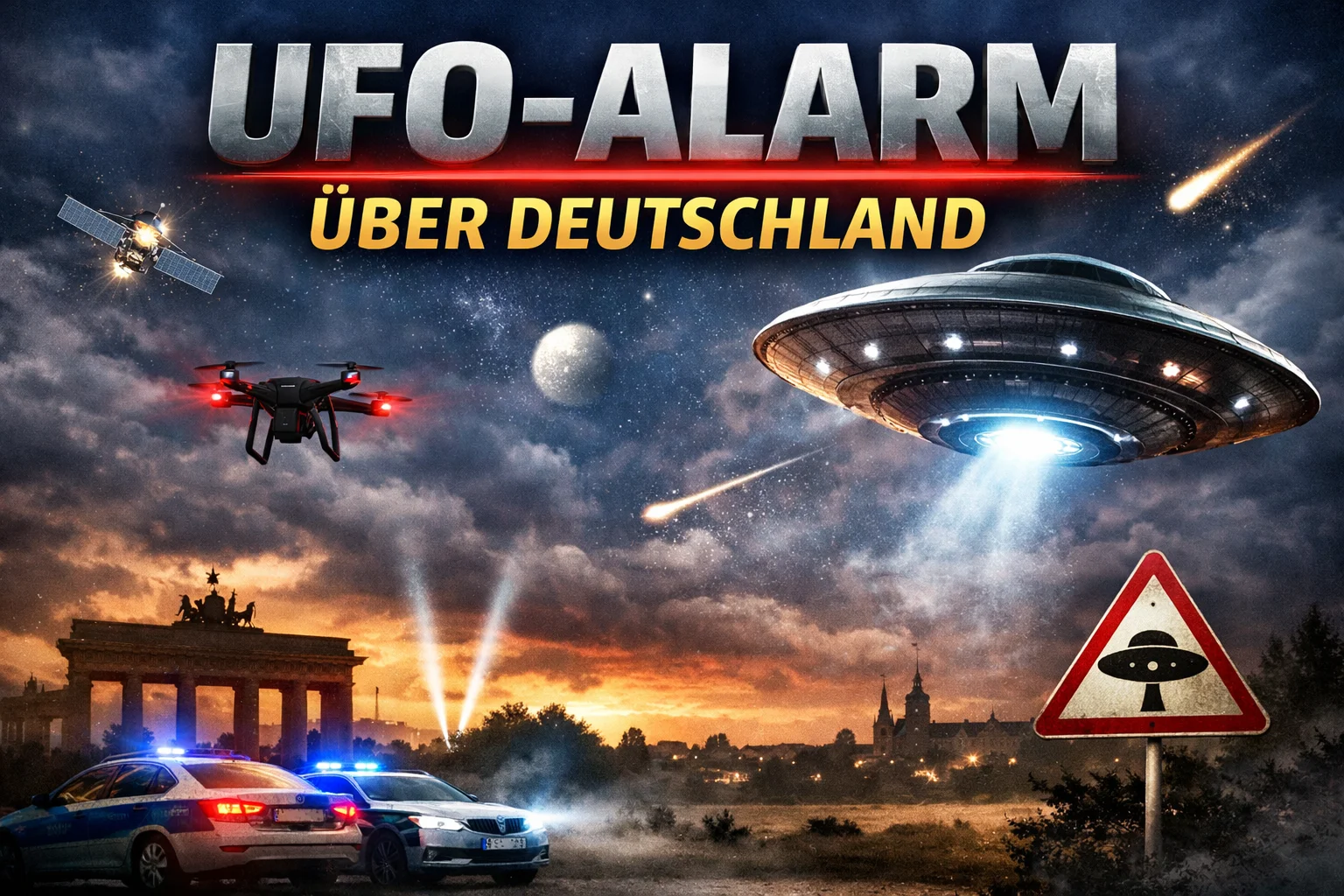 UFO-Alarm über Deutschland – Rekordmeldungen, aber keine Außerirdischen