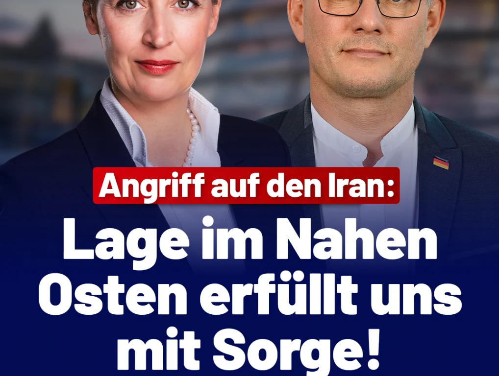 AfD gibt peinliches Statement zum Angriff auf den Iran ab