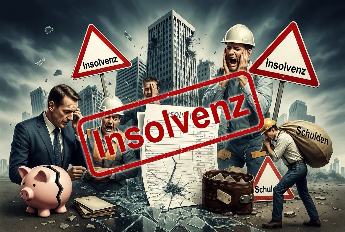 Pleitewelle rollt weiter: Firmen- und Verbraucherinsolvenzen steigen erneut deutlich