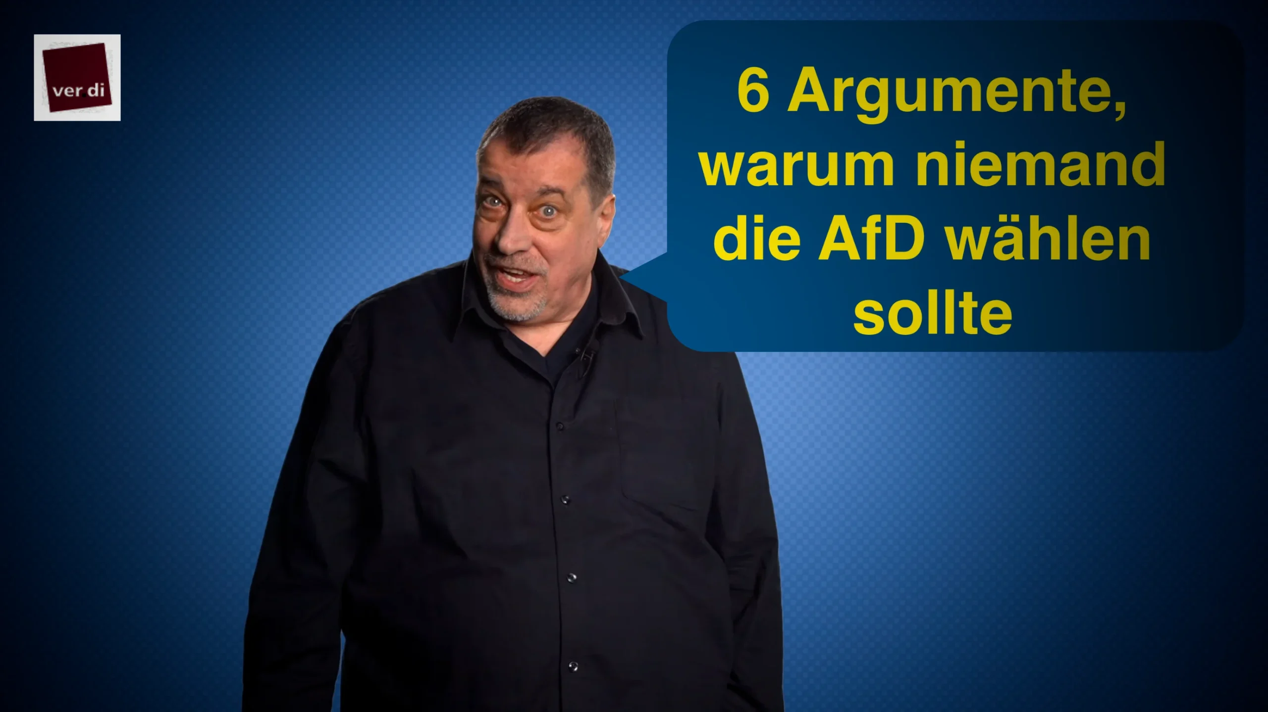 Ver.di schwurbelt Anti-AfD-Propaganda