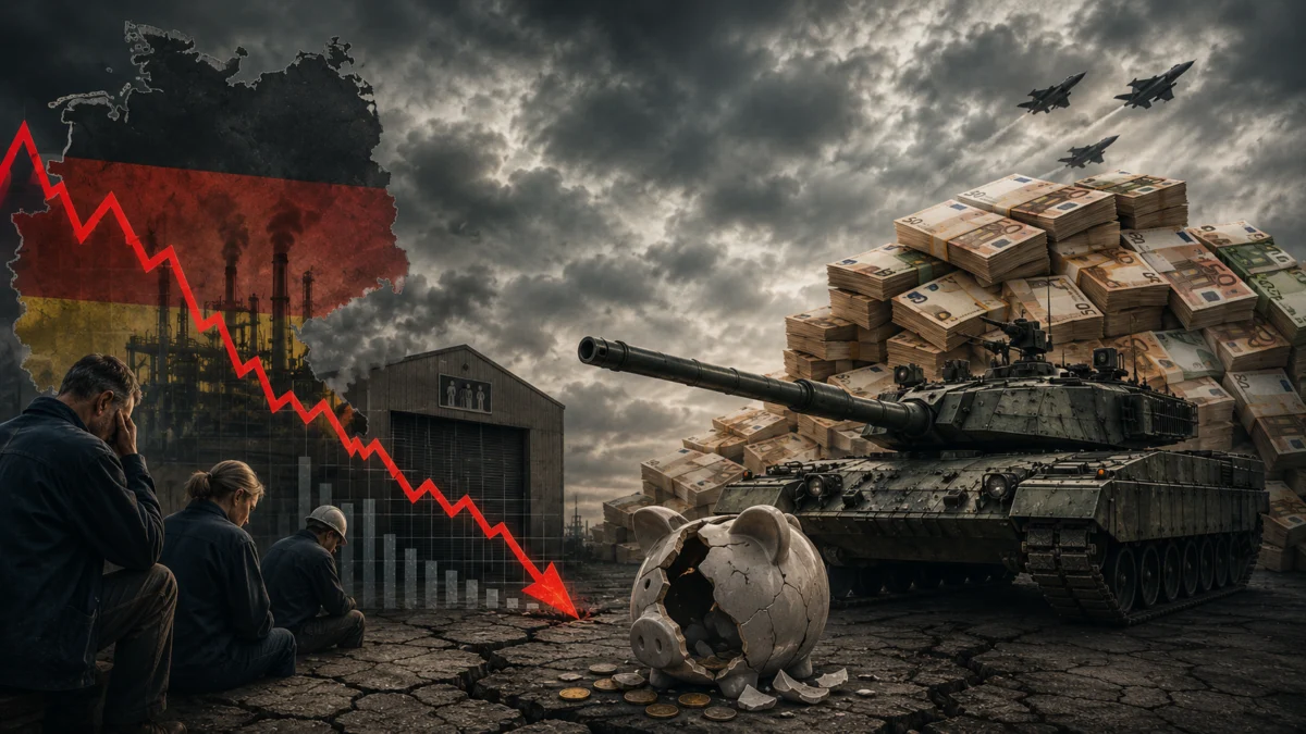 Die Wirtschaft benötigt eine Trendwende: Ausgaben für das Militär helfen nicht, Probleme zu lösen