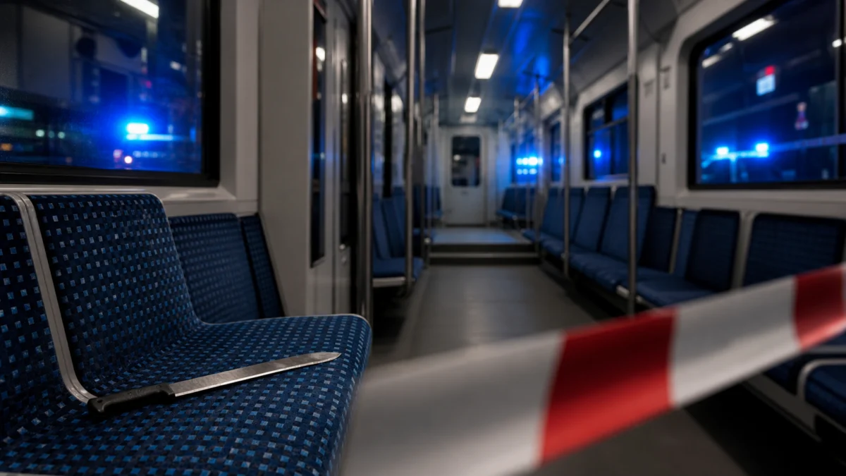 Machetenmann in Hamburger S-Bahn: Fahrgäste fliehen aus dem Zug