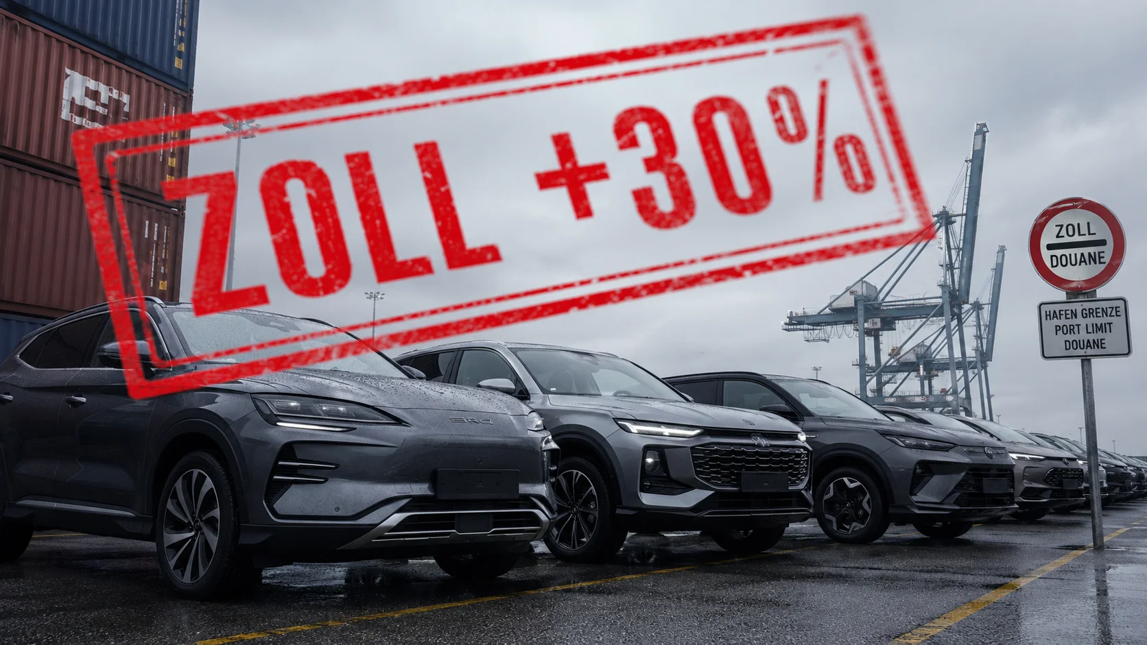 Brüssels nächster Zollhammer: Jetzt werden auch die letzten günstigen E-Autos teurer gemacht