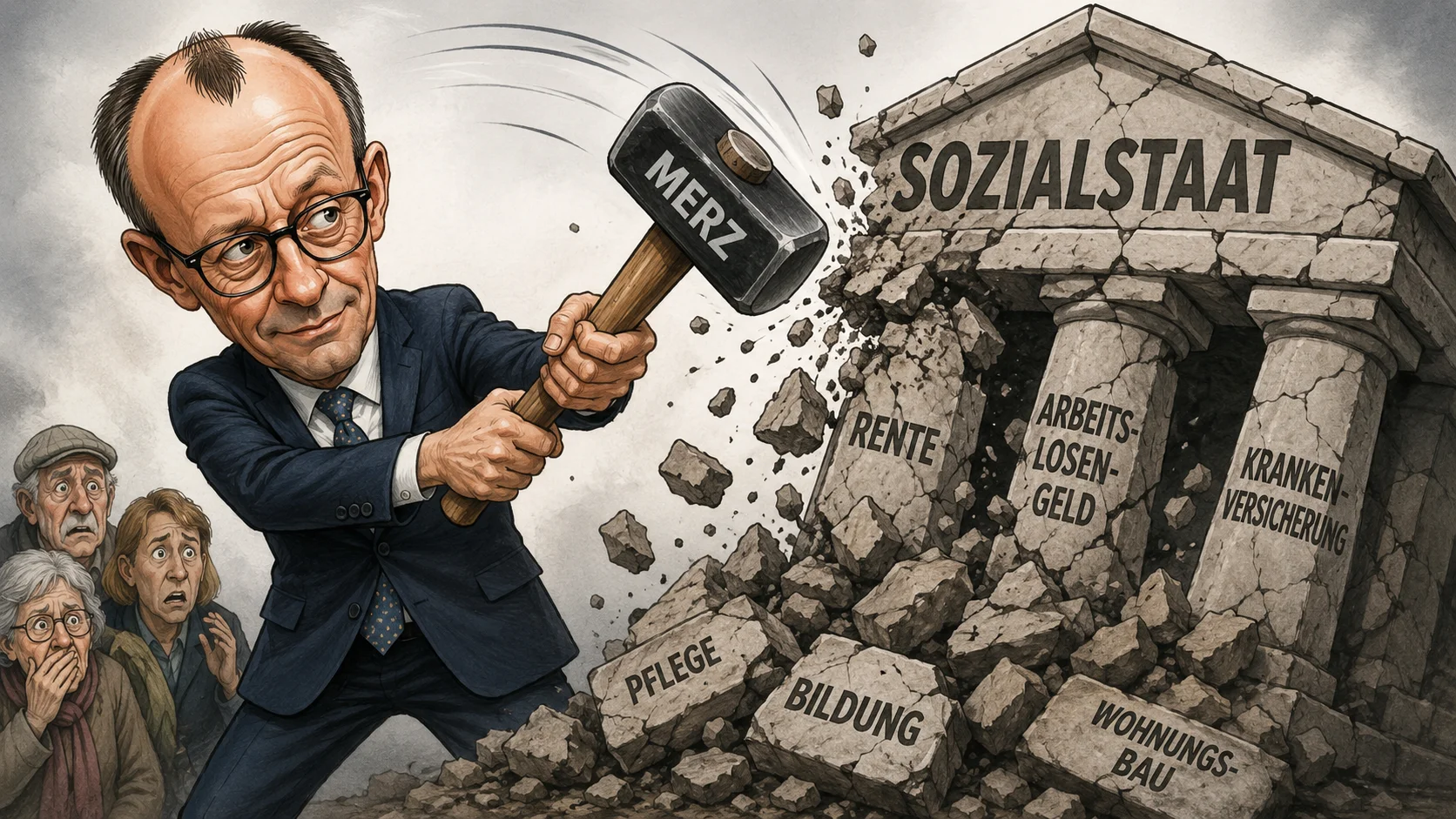 Die Rentenreform von Friedrich Merz: Ein Angriff auf den Sozialstaat