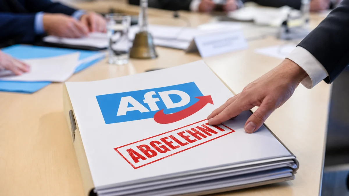 Symbolbild: AfD-Wahlvorschlag wird von einem Wahlausschuss abgelehnt