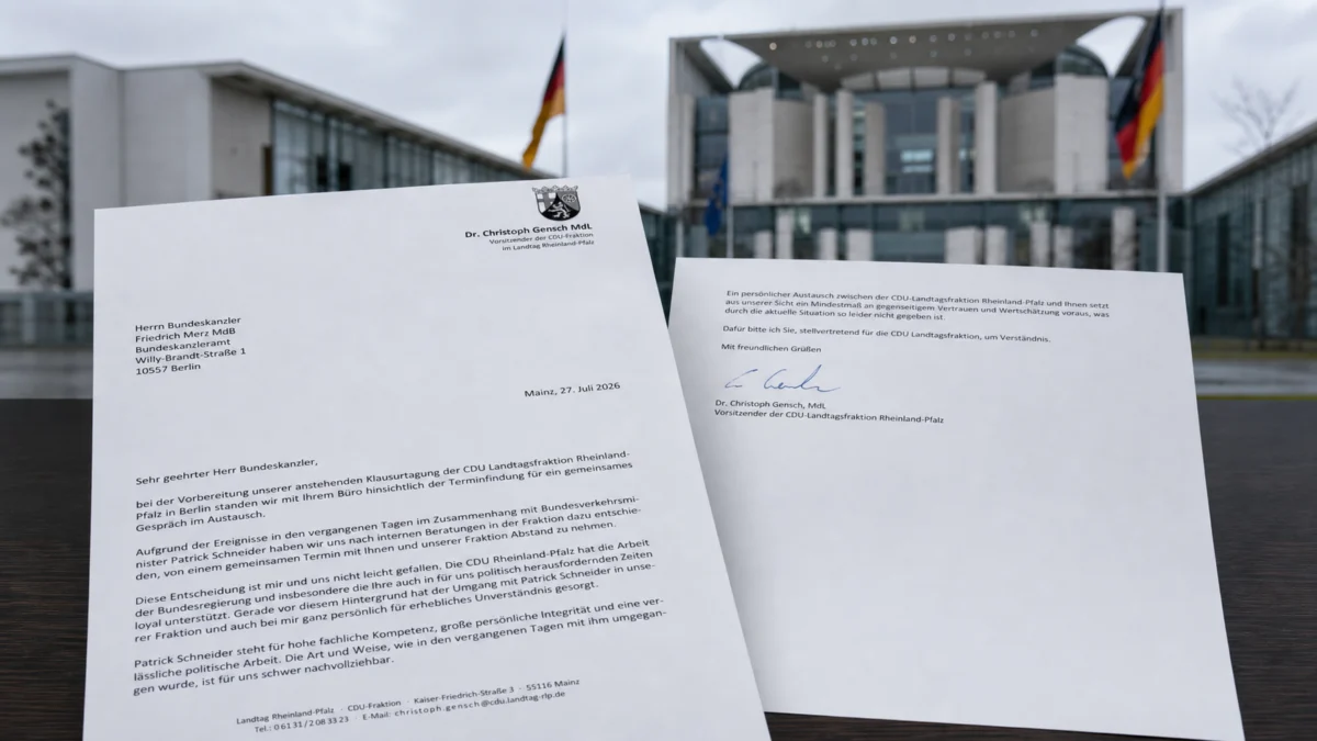 CDU-Fraktion brüskiert Merz: Besuch im Kanzleramt abgesagt