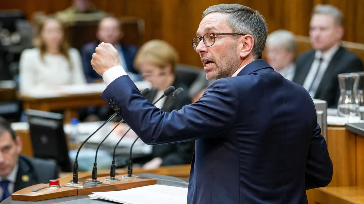 „Harakiri-Budget“ und „Verlierer-Ampel“: Kickl zerlegt Österreichs Regierung im Nationalrat
