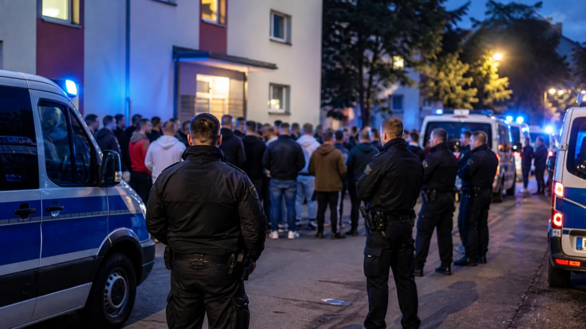 Schon wieder Stade: Angehörige und Nachbarn behindern Polizeieinsatz