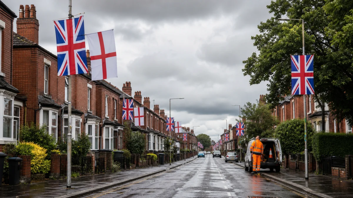 Birmingham geht mit Haftdrohung gegen England-Flaggen vor