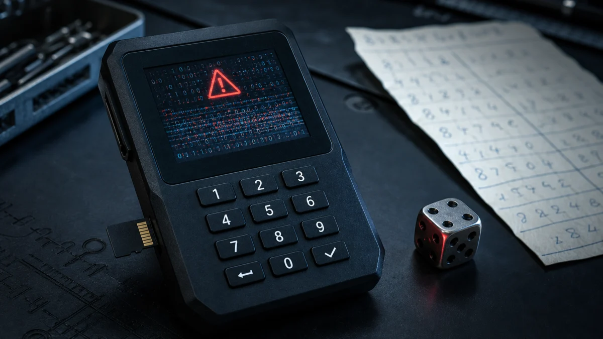 Coldcard-Panne gefährdet Bitcoin-Wallets seit 2021