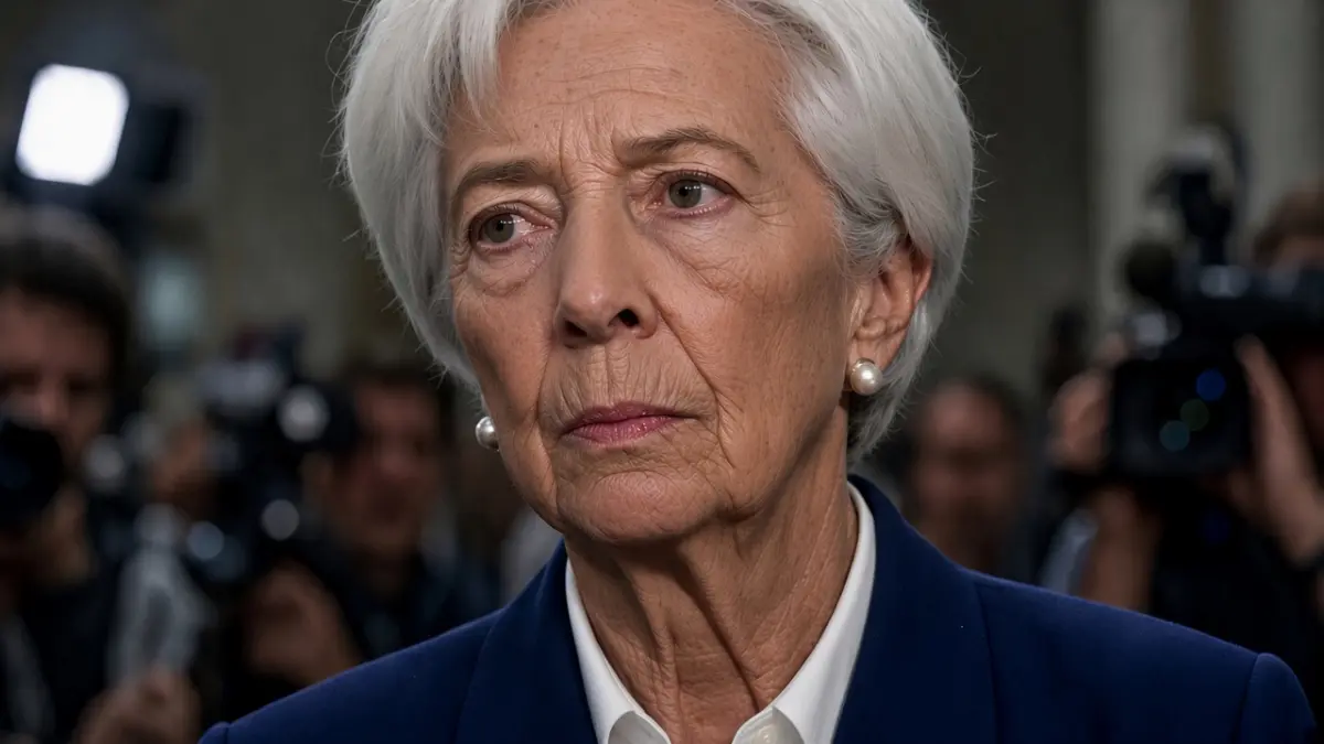 Christine Lagarde, ungeschöntes Presseporträt ohne Pflaster