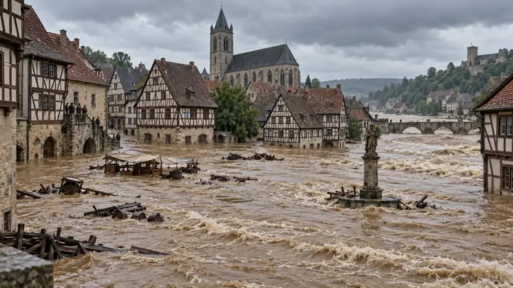 Magdalenenflut 1342: Europas Hochwasser-Serie vor dem Industriezeitalter