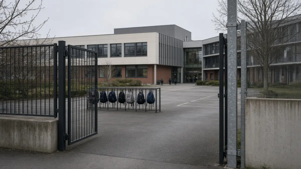 Symbolbild leerer Schulhof